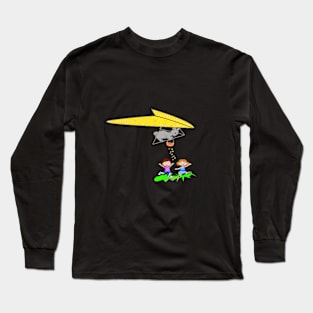 easter bunny kite Long Sleeve T-Shirt